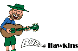 Buzz Hawkins a.k.a Hawkins Backyard cartoon